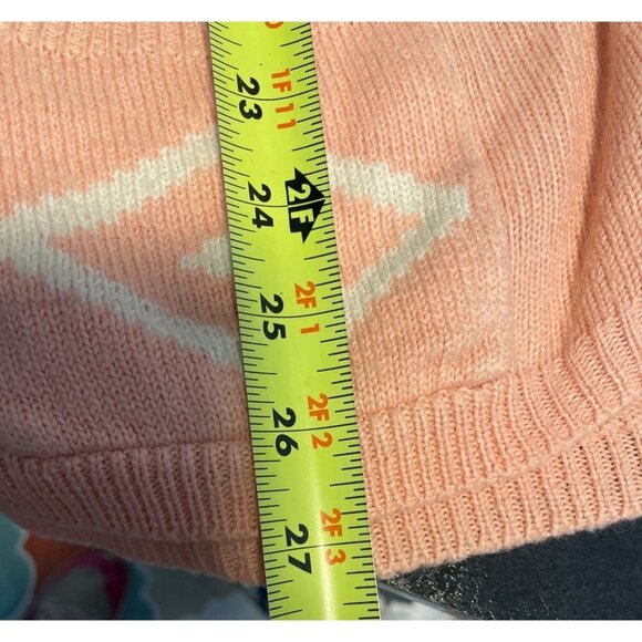 Vintage Segue Pink V Neck Buttoned Cardigan - Picture 8 of 8